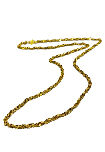 Buy Litz Litz 916 22k Gold Necklace 水波项链 N0002 160 6 31g 2021 Online Zalora Singapore