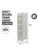 HOUZE white HOUZE - KRUSTY - 4 Tier Rolling Storage Cabinet C4F9CHL302FDC9GS_2