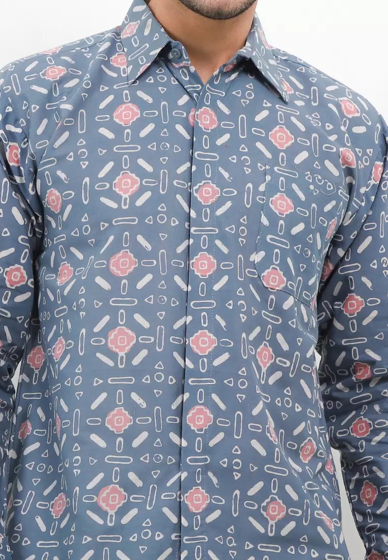 Diwana Kemeja Batik Lengan Panjang