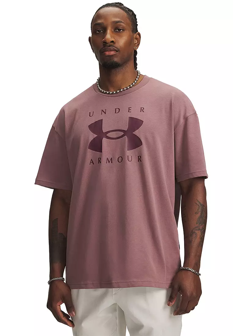 Heavyweight Oversized Branded Short Sleeve Tee