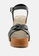 Rag & CO. black Criss-Cross Ankle Strap Sandal DA327SHA9FC2FDGS_4