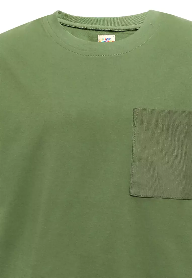 Unisex Corduroy Pocket T-shirt