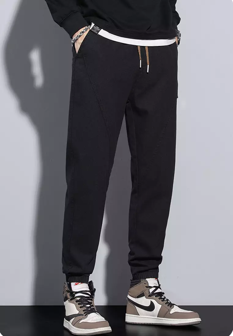 Drawstring Slim Jogger Pants