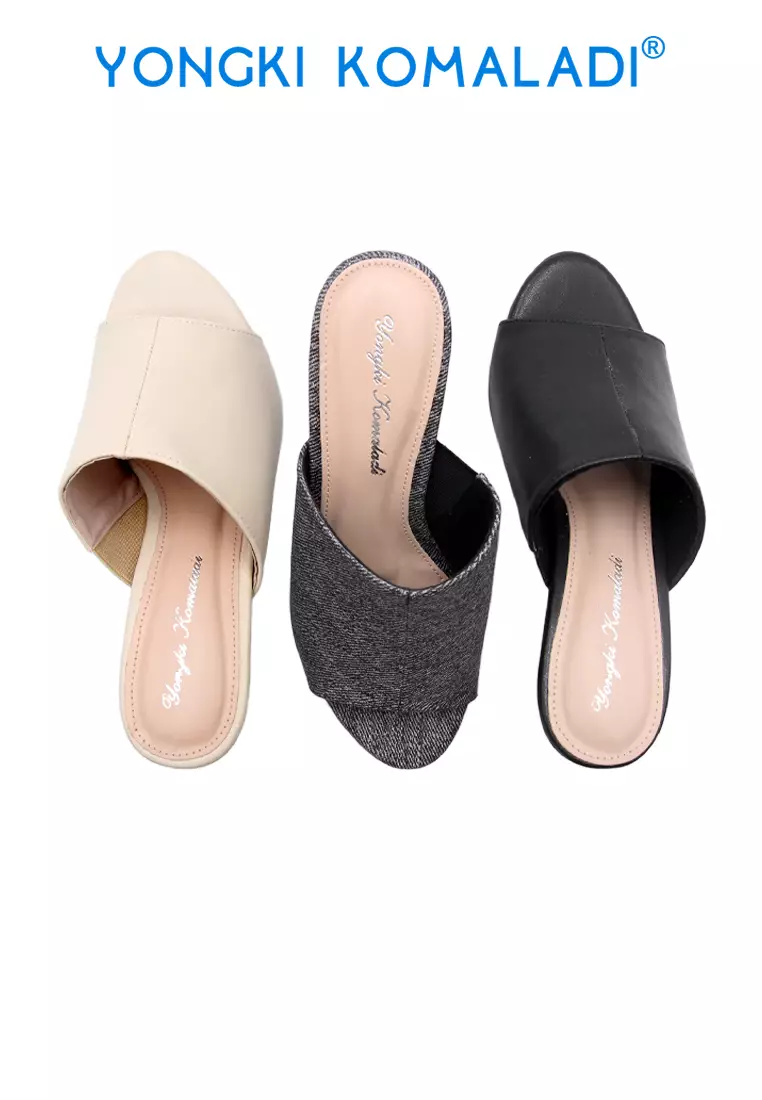 [ ORIGINAL ] YONGKI KOMALADI HEELS OL-AM7602-24 CREAM