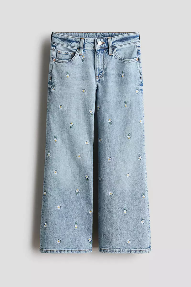 Baggy Fit Bootcut Leg Jeans
