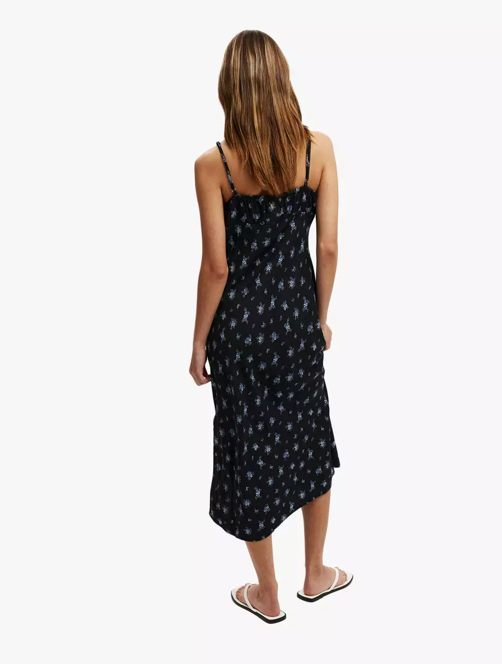 Cotton On - DRESSES - Skylar Ditsy Midi Dress - YUMI DITSY BLACK