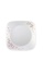 Corelle Corelle Vitrelle Tempered Glass 4 Pcs Square Round Lunch Plate - Sakura 5D257HLD9D255AGS_4
