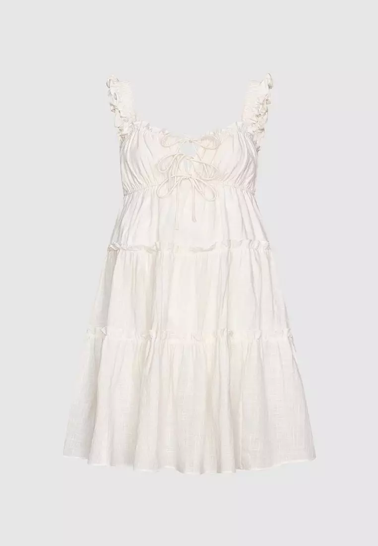 Ruffle Hem A-Line Dresses