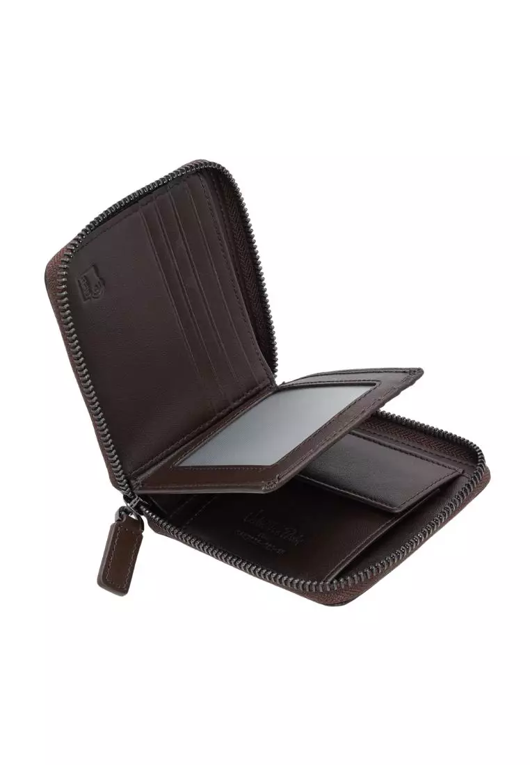 Valentino Rudy Italy Men's Leather RFID Tri-Fold Short Wallet 0467023-600