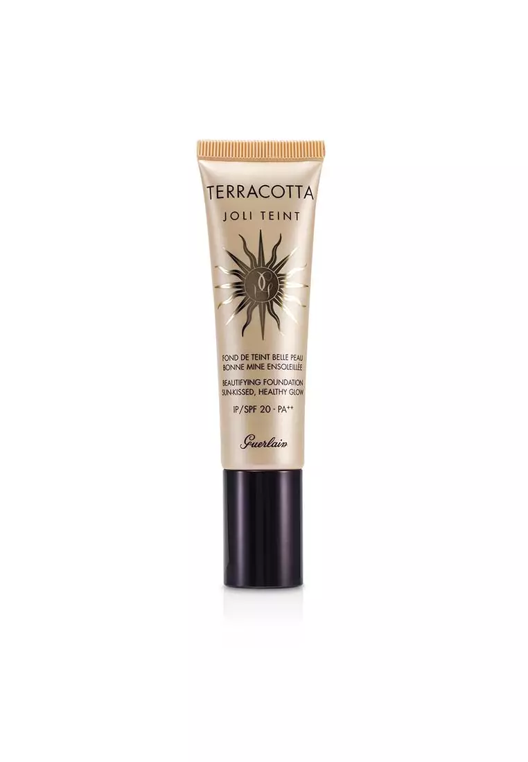 GUERLAIN - Terracotta Joli Teint Beautifying Foundation SPF 20 - # Ebony 30ml/1oz