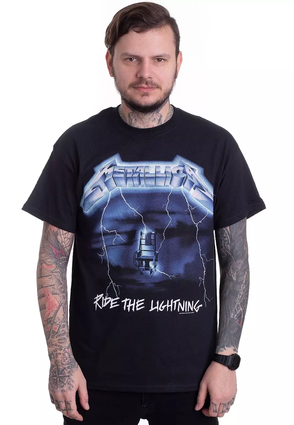 Ossu Ride The Lightning Metallica Albums Tshirt
