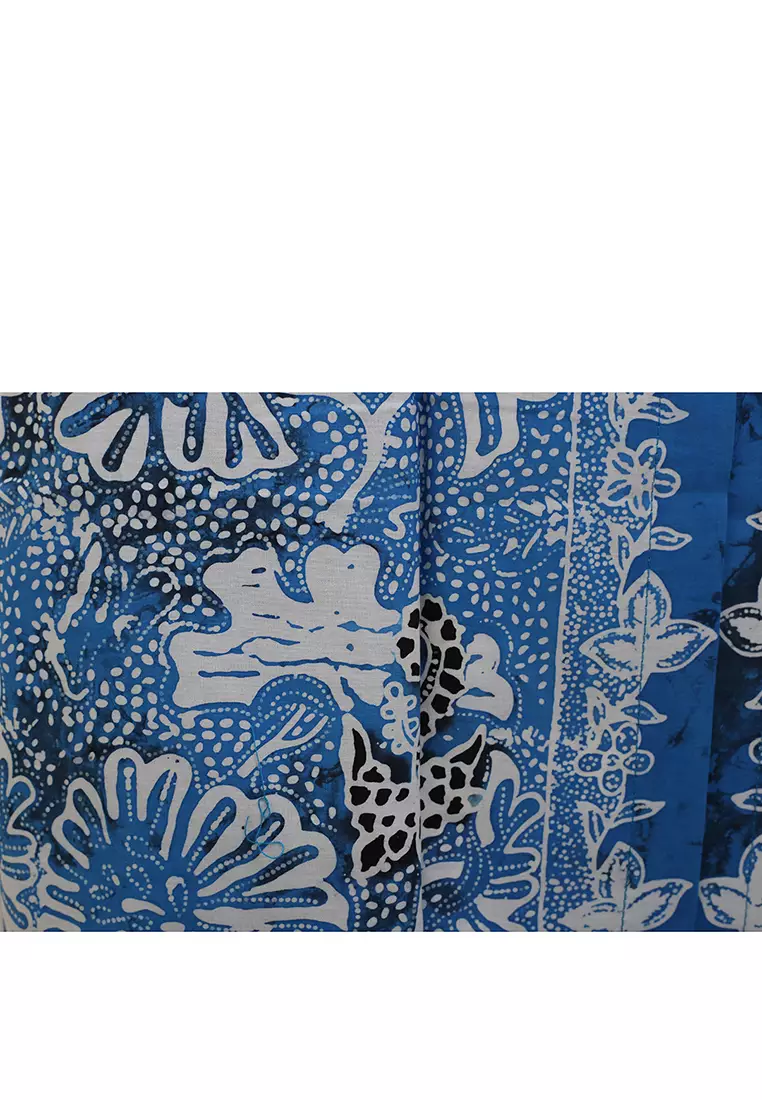 L.Blend Godho Outer Batik Wanita Biru