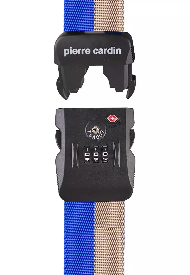 Pierre Cardin Strap Koper Travel Strap to Secure Luggage Tali Pengaman Sabuk Koper TSA