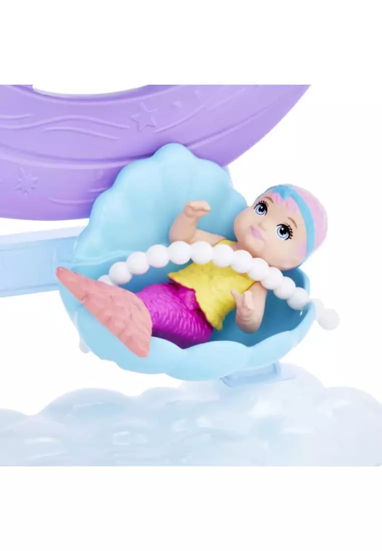 Dreamtopia Mermaid Doll Nurturing Playset With Merba Octopus And Seal