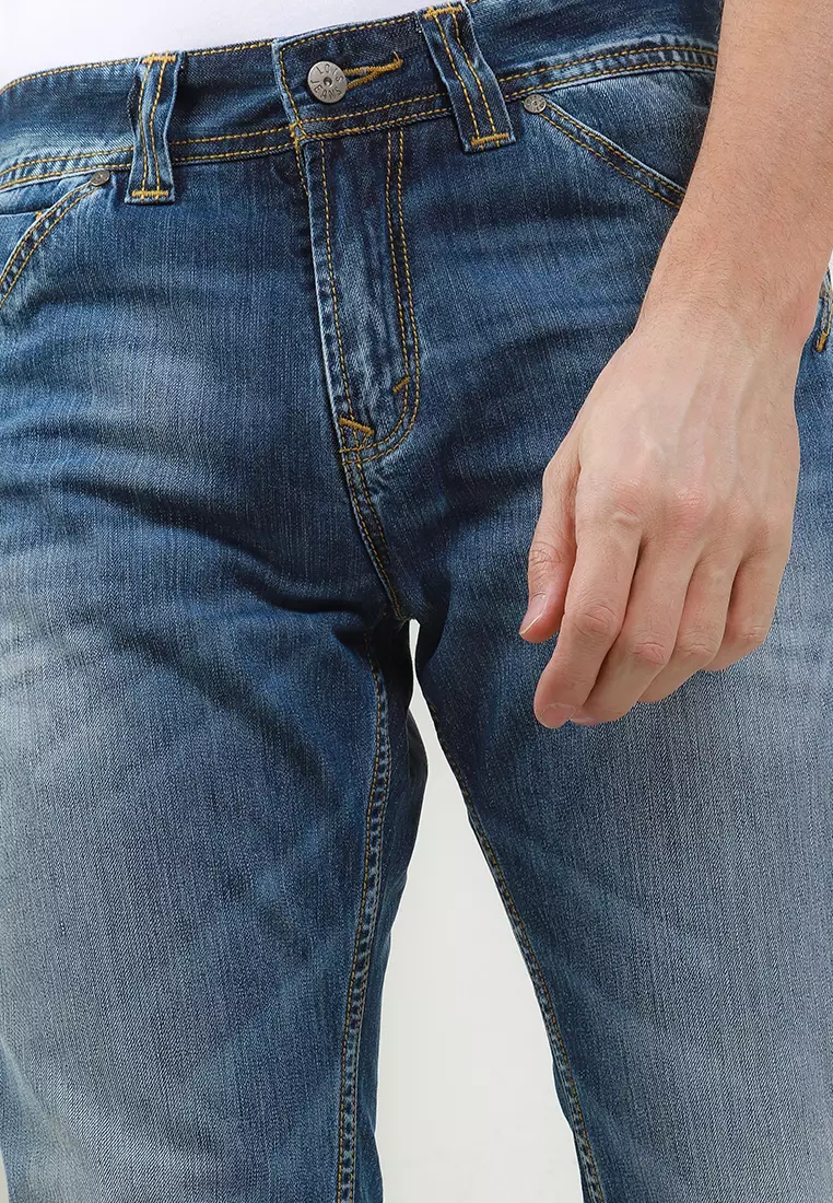 Slim Fit Denim Pants CFL081D