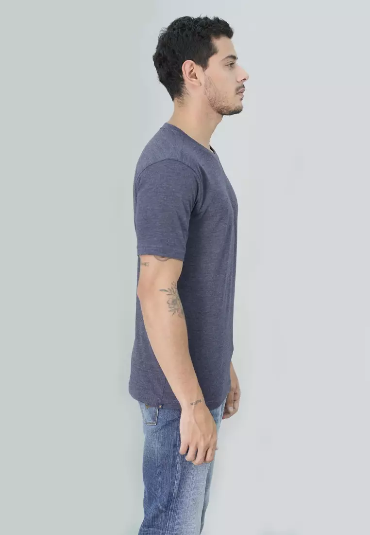 Johnwin - Slim Fit - Kaos Polos - Kaos Essential - Variasi Warna - FTS.622.S484