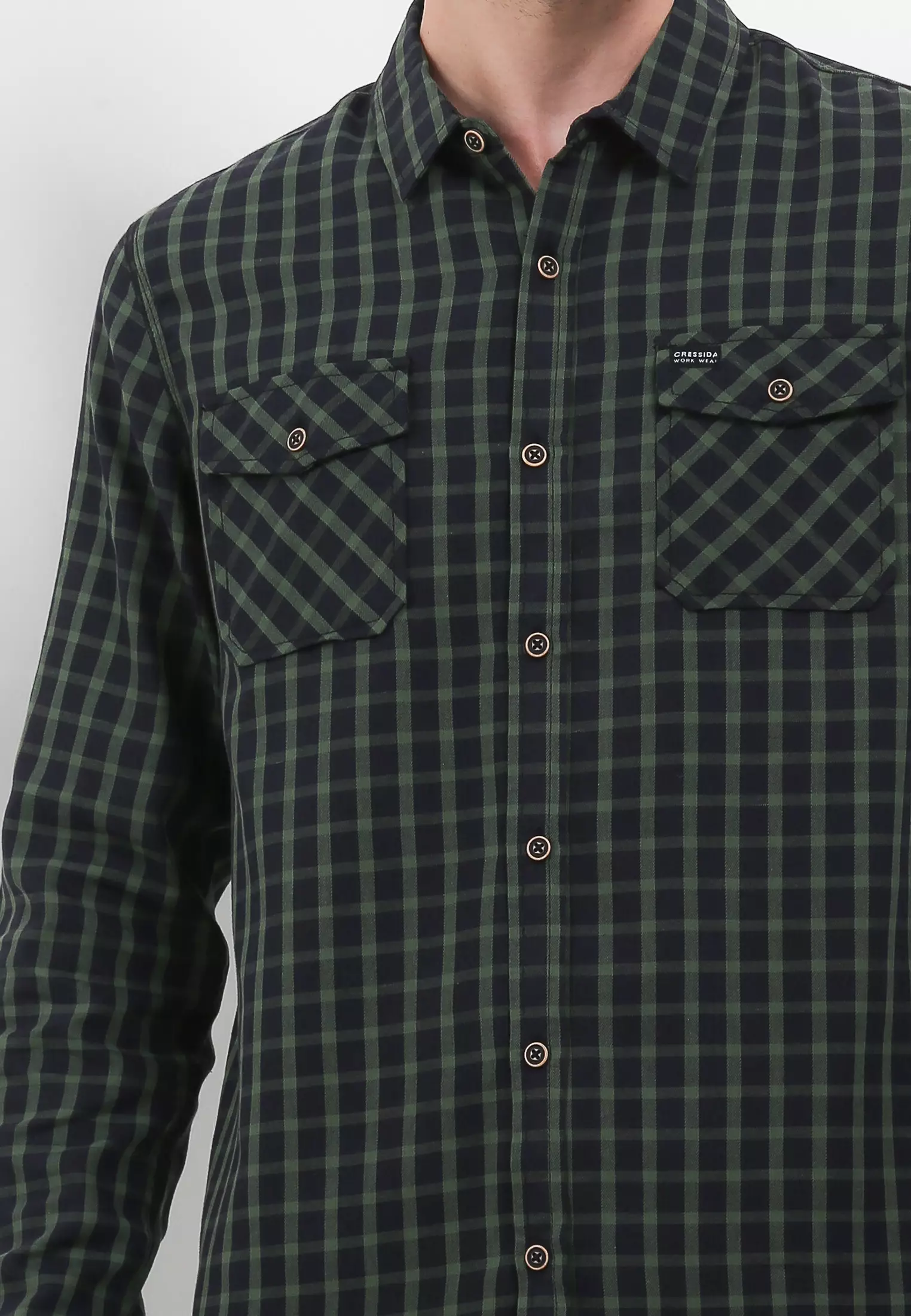 Cressida Kemeja Pria T.Panjang B066G