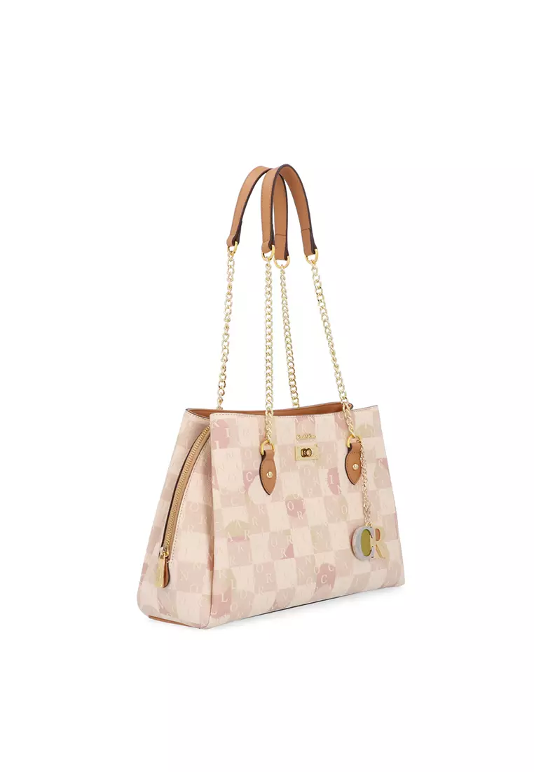 Dark Beige The Camo Tote Bag