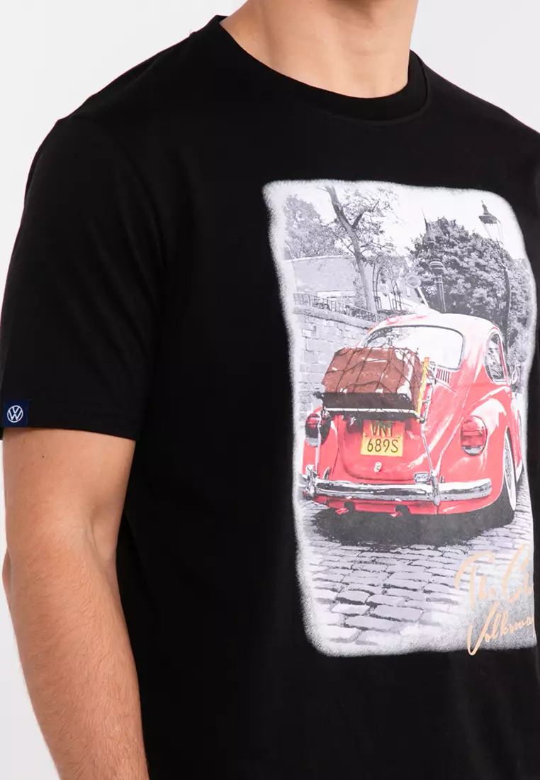 Men's Round Neck Graphic Tee