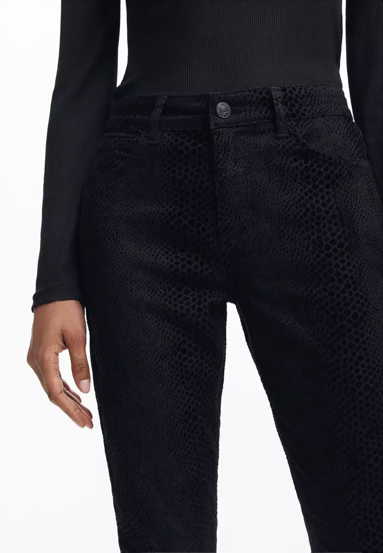 Desigual Woman Slim denim pants.