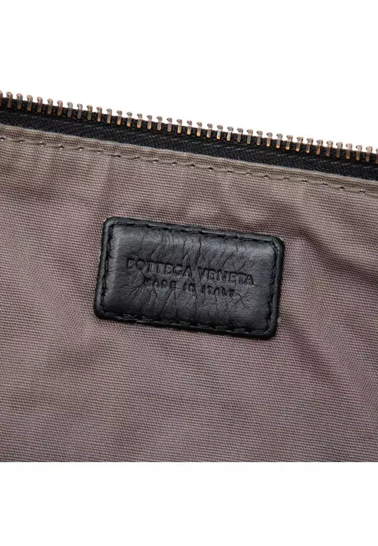 Pre-Loved Bottega Veneta Nappa Intrecciato Clutch
