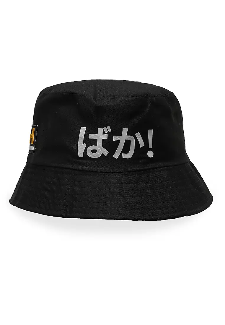 Zorke Bucket Hat Pria Casual Stylish Motive Baka Comfortable Material Drill ORIGINAL - Black