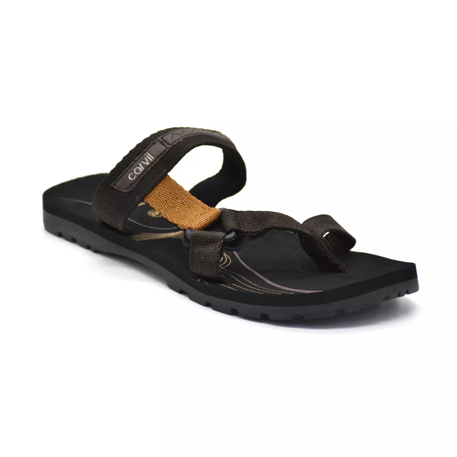 Carvil Sandal Pria Spextra-S24 M Brown/Stone