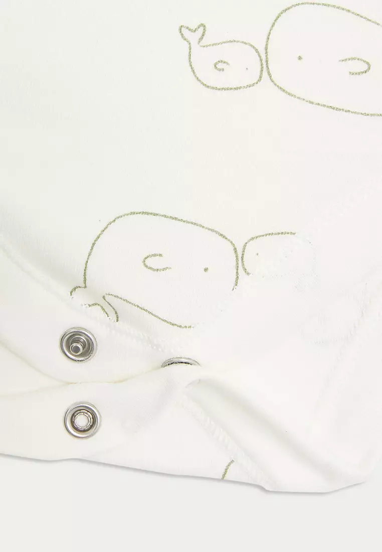 7Pk Pure Cotton Patterned Bodysuits