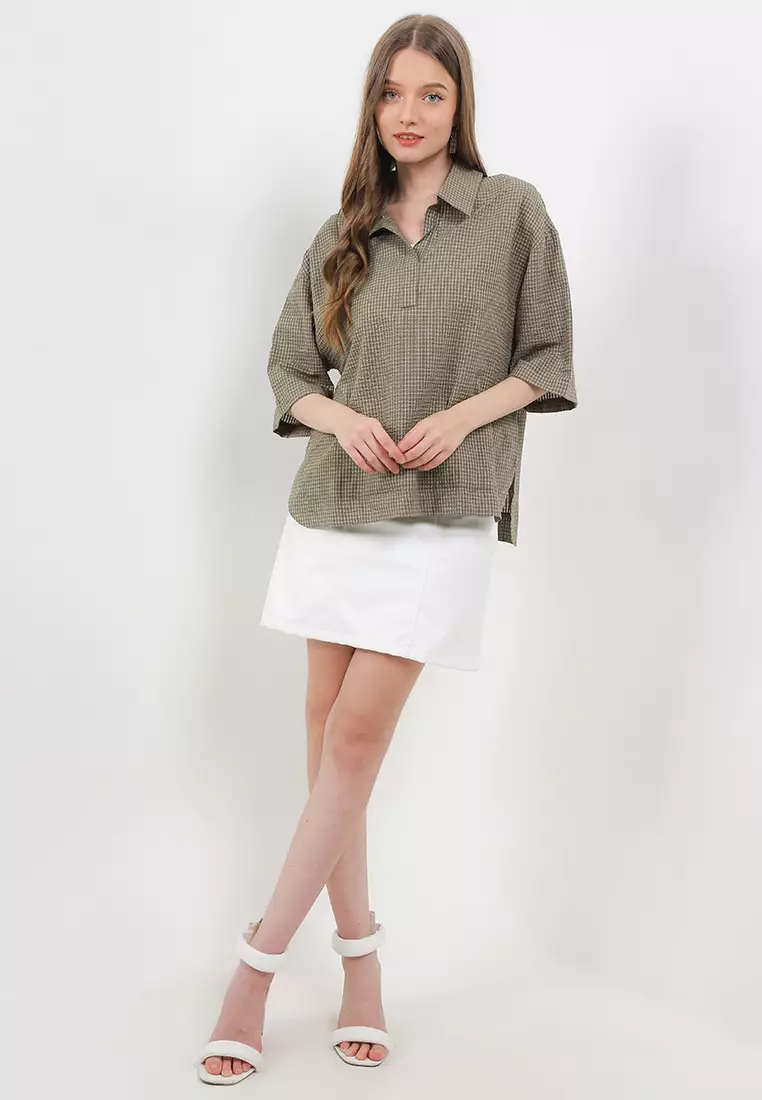 Fold Up Sleeves Shirt