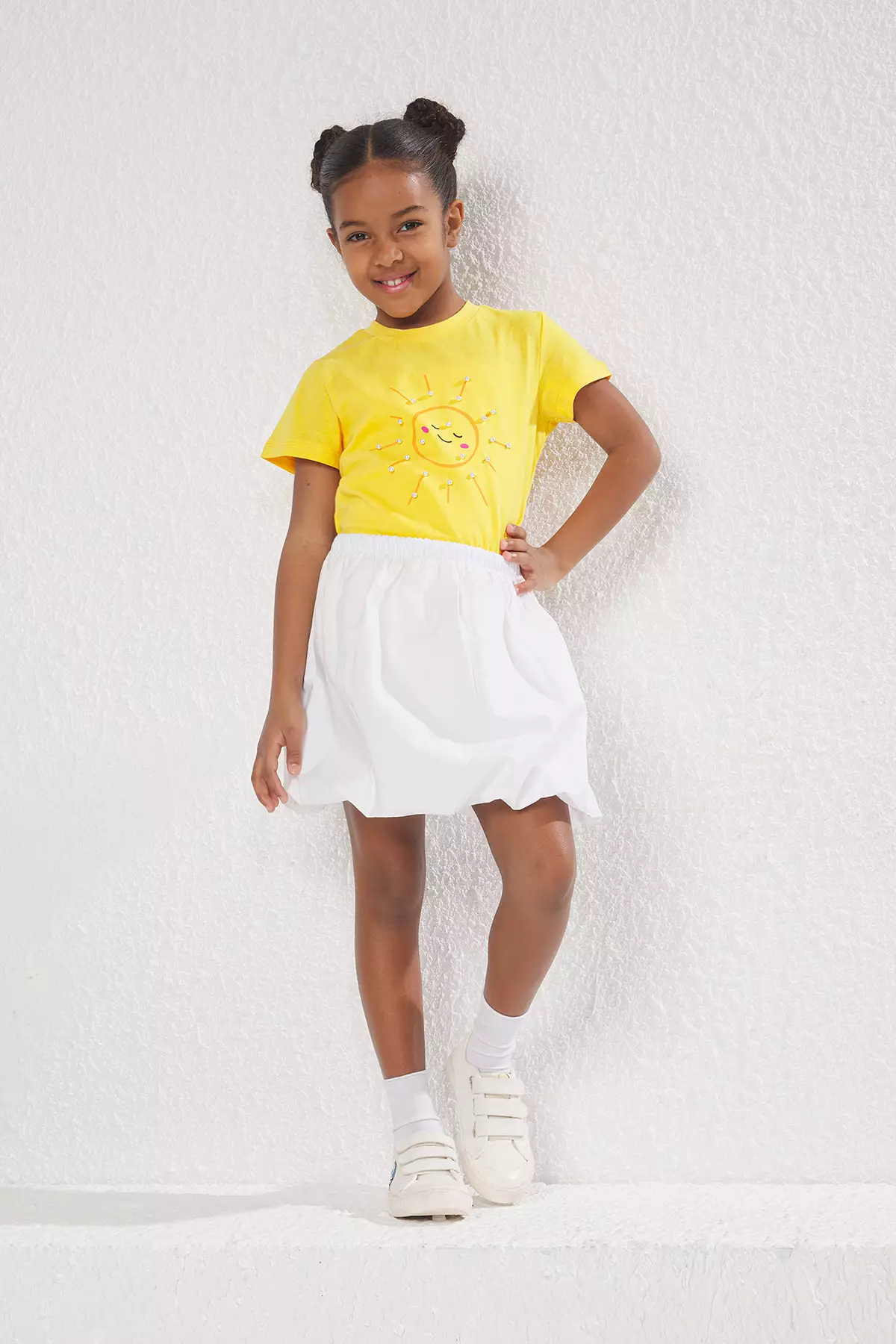 Balloon Fit Mini Skirt