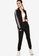 ADIDAS black essentials single jersey 3-stripes full-zip hoodie 9076FAA6DC7E1DGS_4