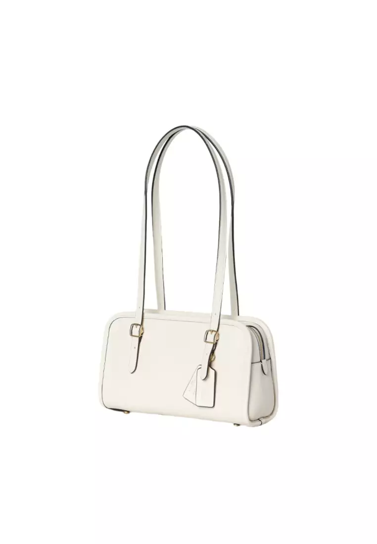 Swing Zip 25 Women's Shoulder Bag in White CM565