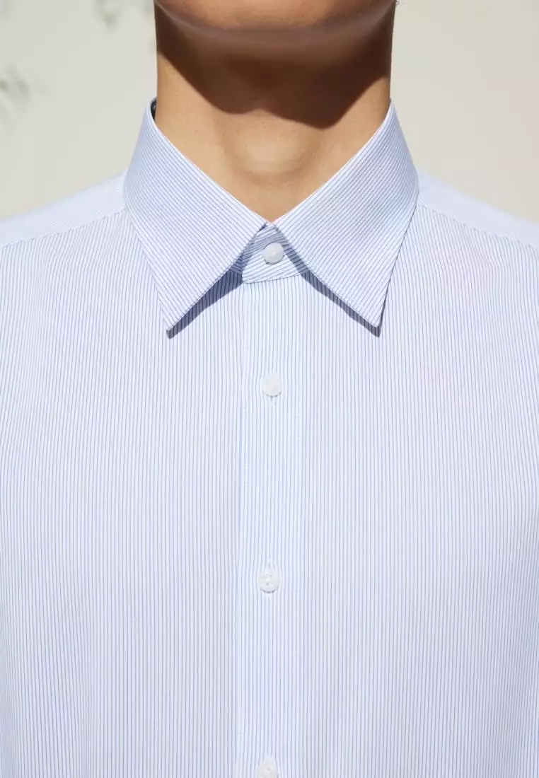 Non-Iron Super Soft Smart Fit Stripe Shirt