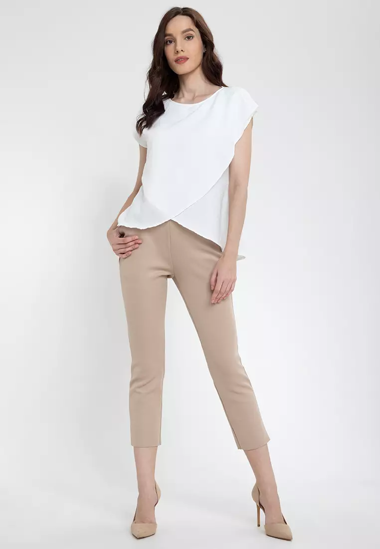 Lyca Continuous Sleeve Tulip Hem Top