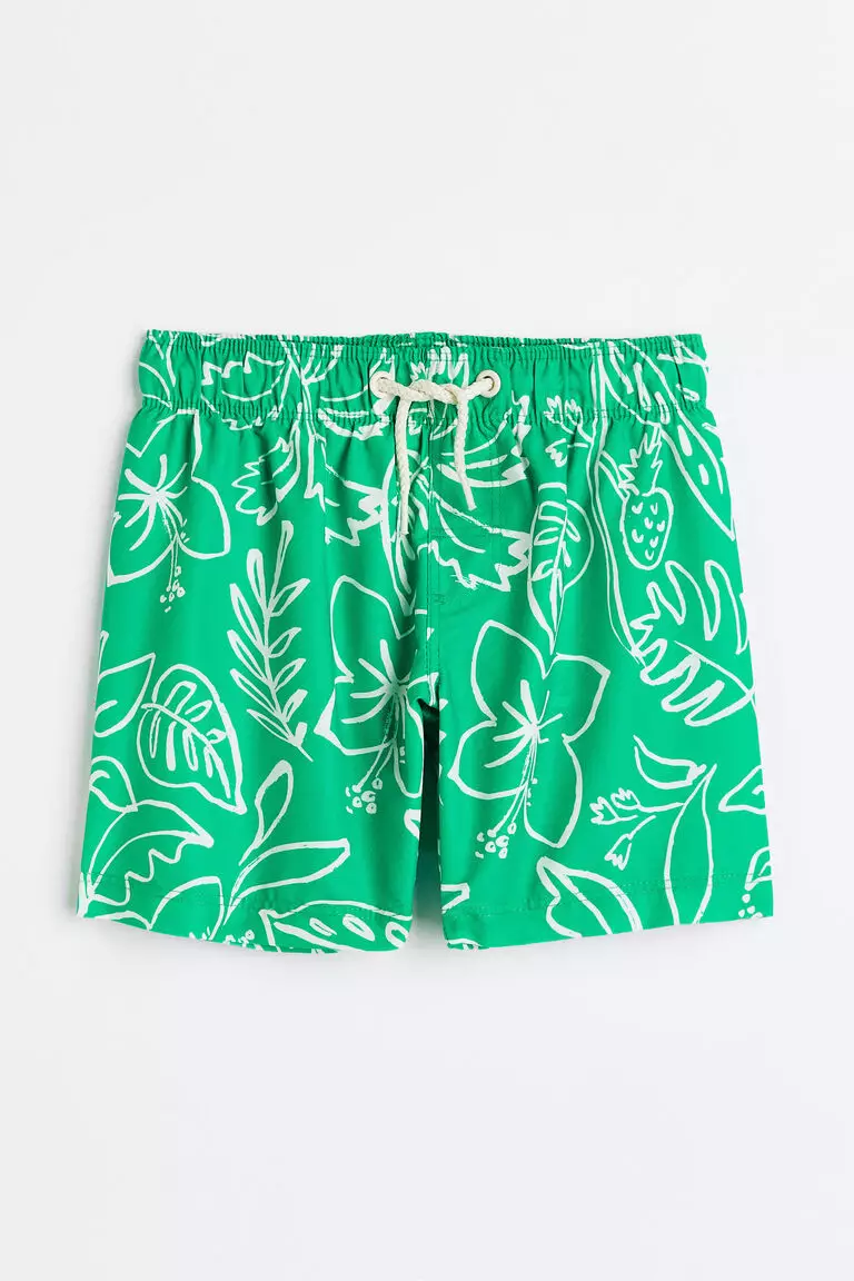 Jual H&M Patterned swim shorts Original 2024 ZALORA Indonesia