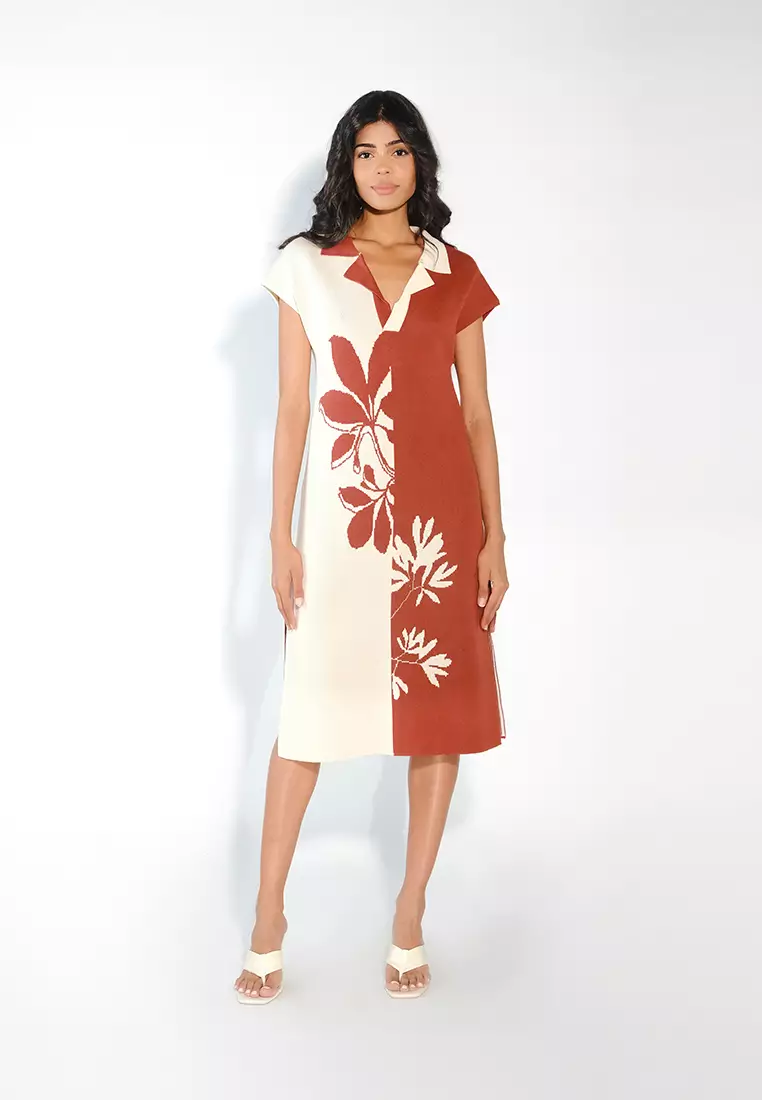 Sari- Sari Tagum Short Sleeve Dress
