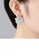 Glamorousky white Fashion and Elegant Leaf Cubic Zirconia Stud Earrings ADE2BACDFDA592GS_5
