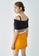 iROO orange Basic Orange Skirt 54C76AA8F91EB3GS_5