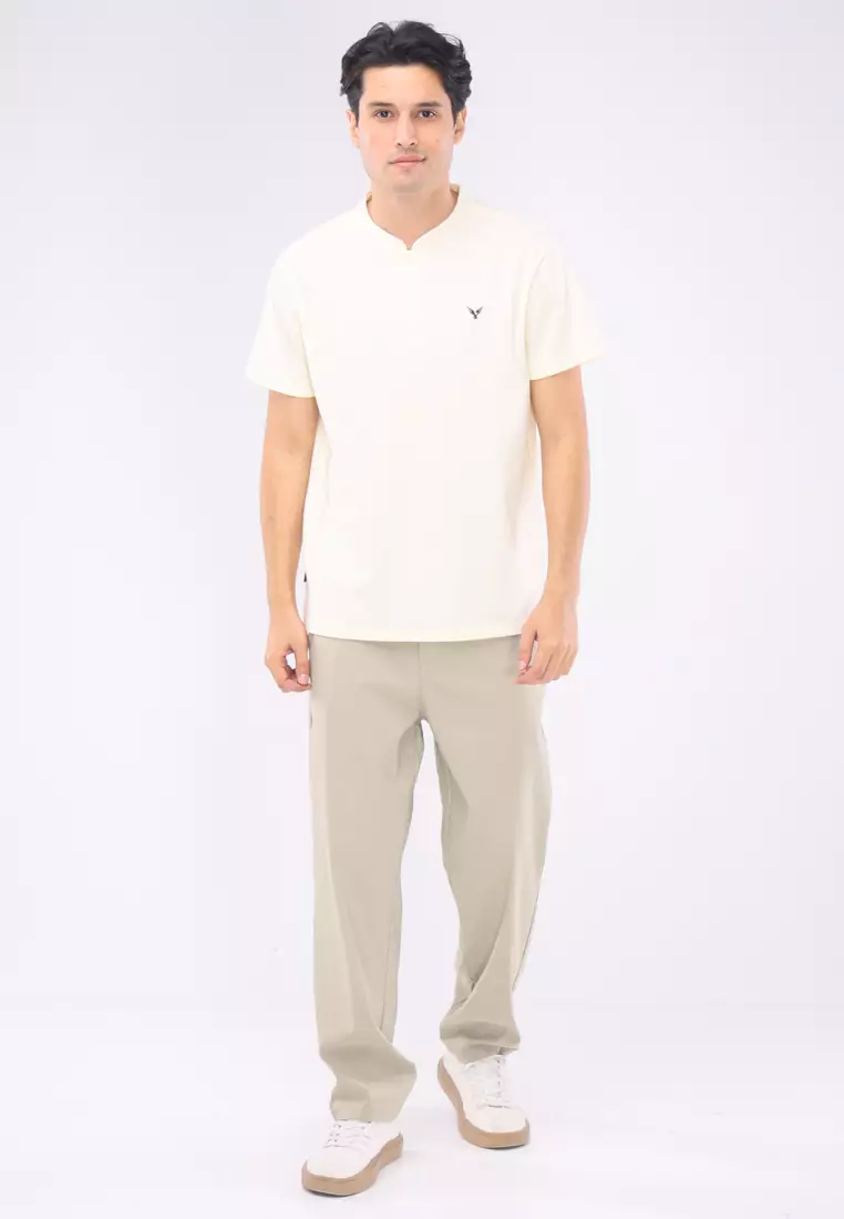 Henley Short Sleeves Comfort Fit