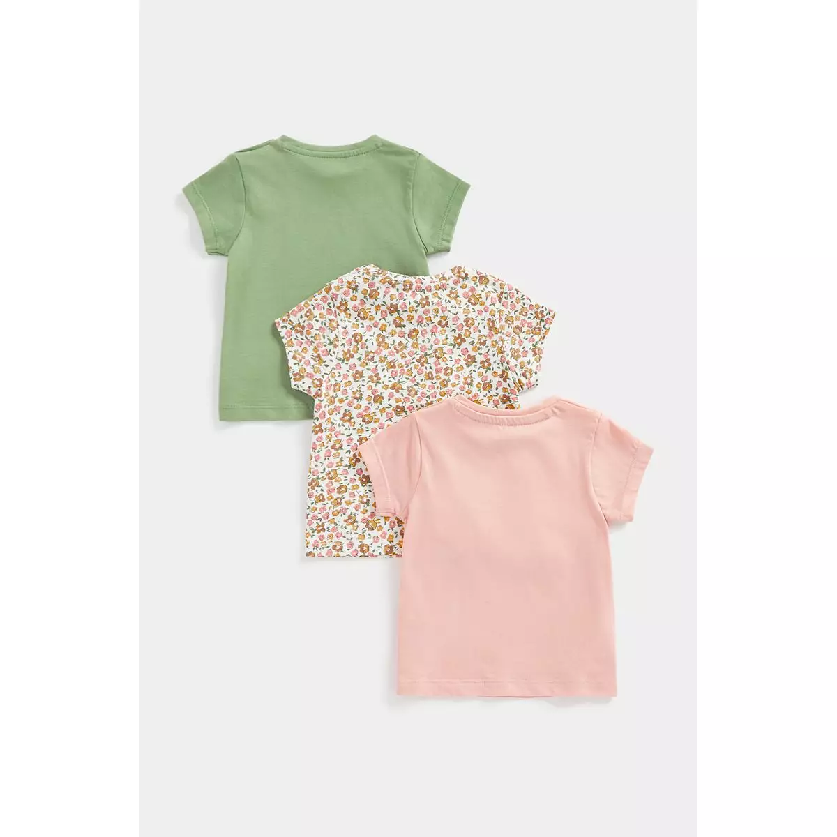 Mothercare Little Things T-Shirts - 3 Pack - Kaos Bayi Perempuan (Multi)