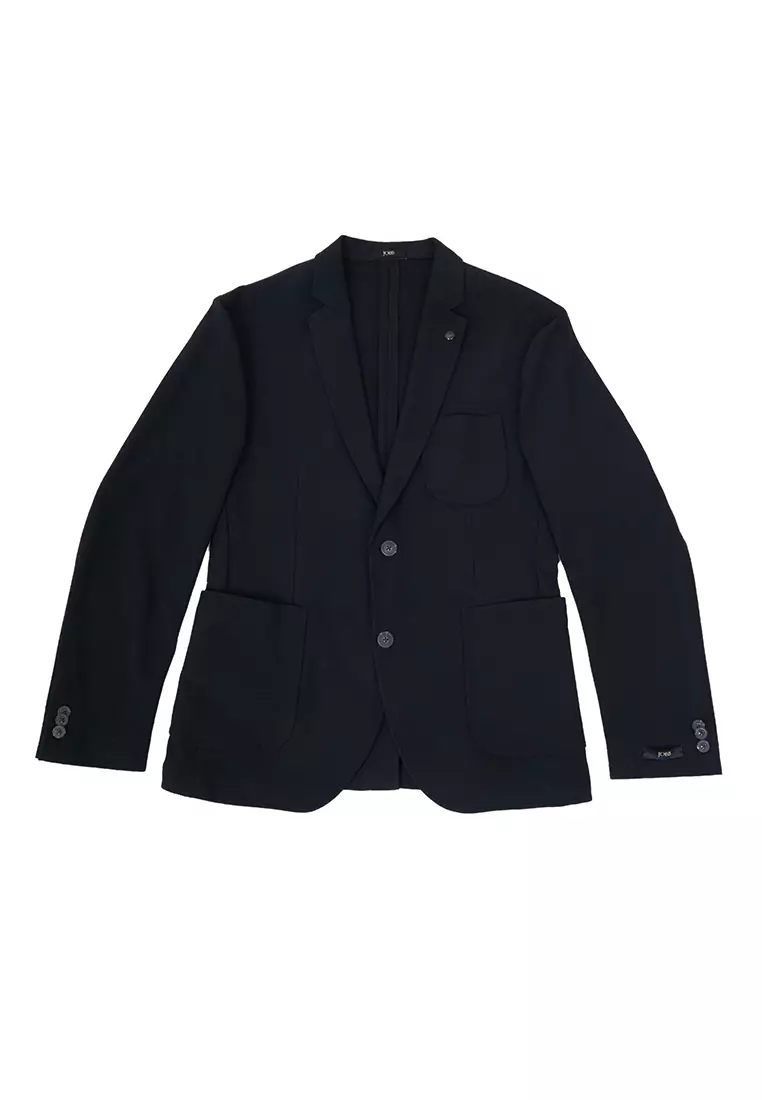 Jobb Edmond-T2 Blazer Pria Slim Fit Hitam