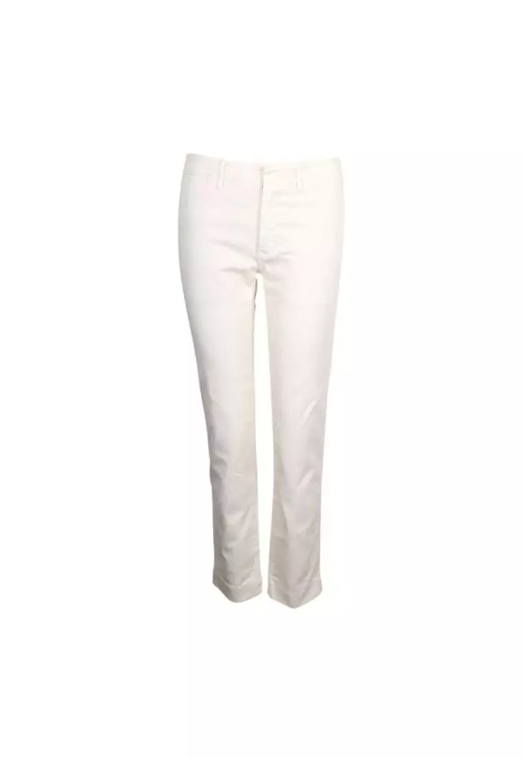 White designer pants sale