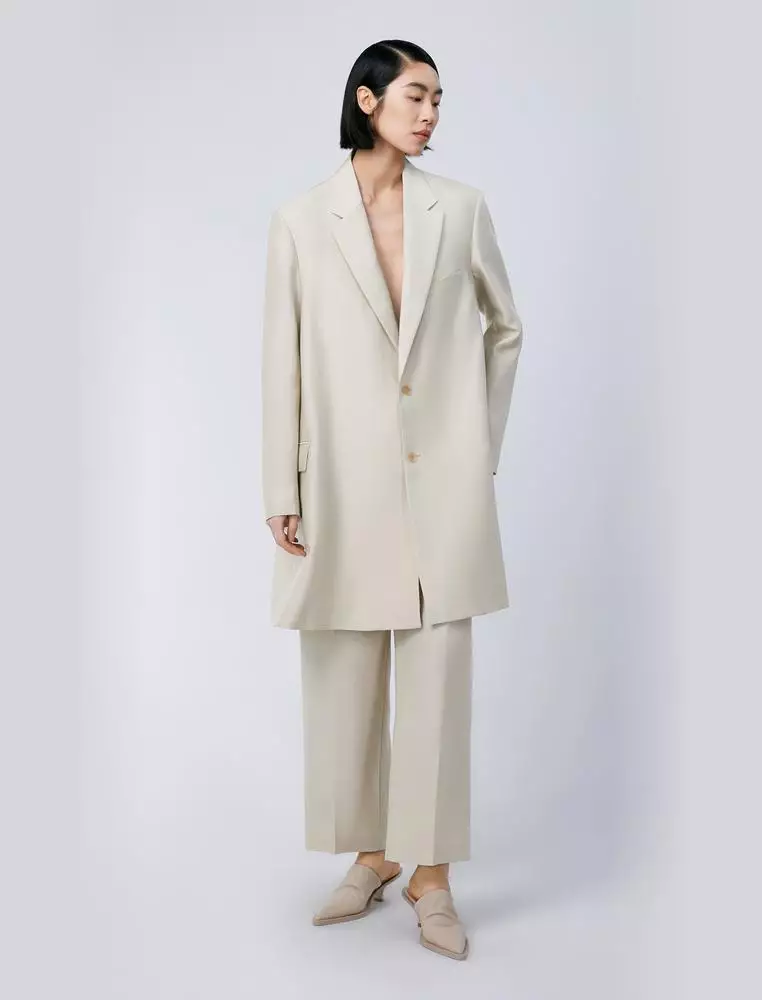 Straight Cut Ankle-Length Pants