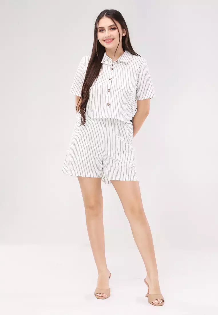 Short Sleeves Terno Skort