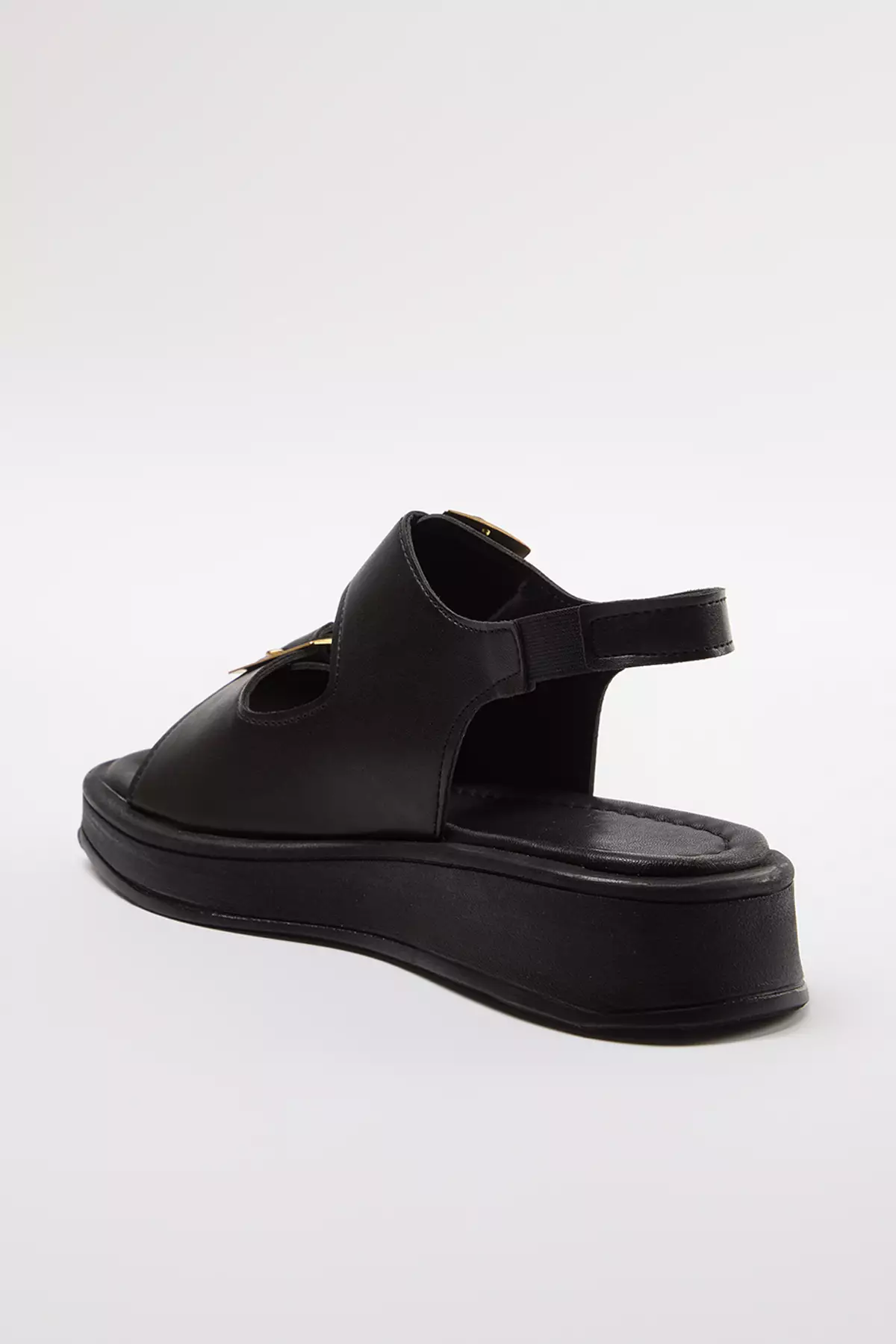 Double Buckle Chunky Sole Sandals