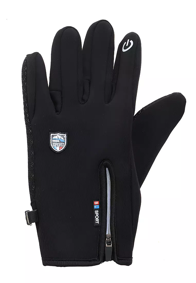 Decs Sarung Tangan Mobil Racing Glove SBR Pad Waterproof Sporty Design Material Fabric ORIGINAL - Black