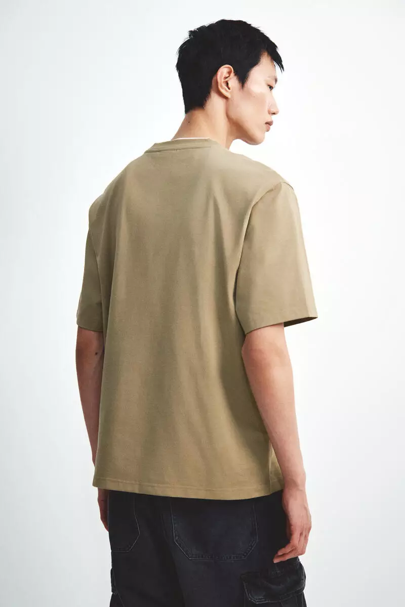 Printed cotton T-shirt