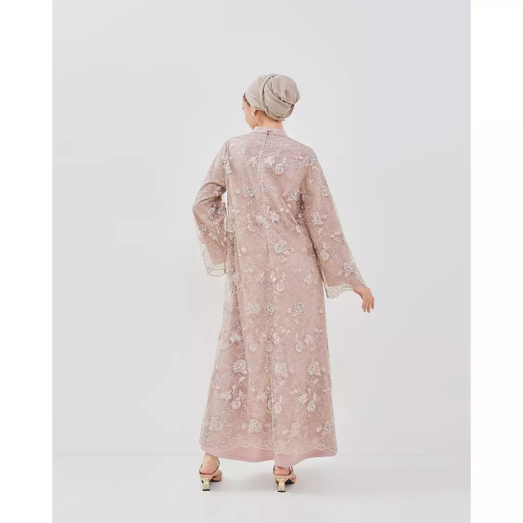 Urban Exchange Gamis Leonora Pink - Long Dress Lebaran