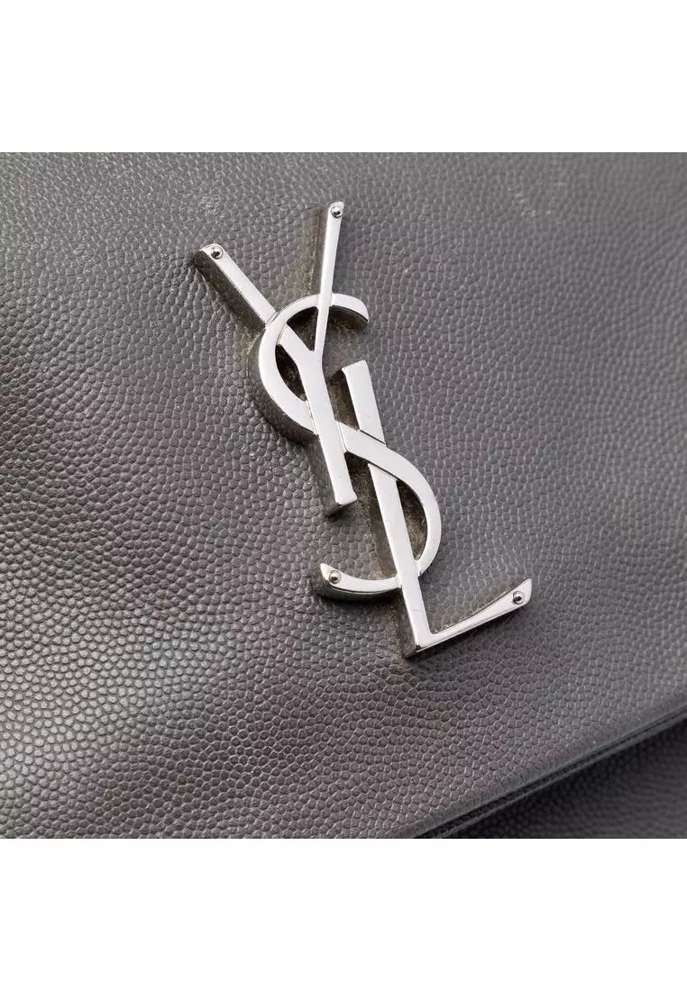 Pre-Loved Saint Laurent Medium Grain De Poudre West Hollywood Crossbody