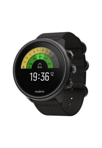 SUUNTO black SUUNTO 9 BARO TITANIUM CHARCOAL BLACK SUSS050564000 - ULTRA-ENDURANCE GPS WATCH WITH EXCEPTIONAL BATTERY LIFE AND BAROMETRIC ALTITUDE ABED0HLCBABA71GS_1